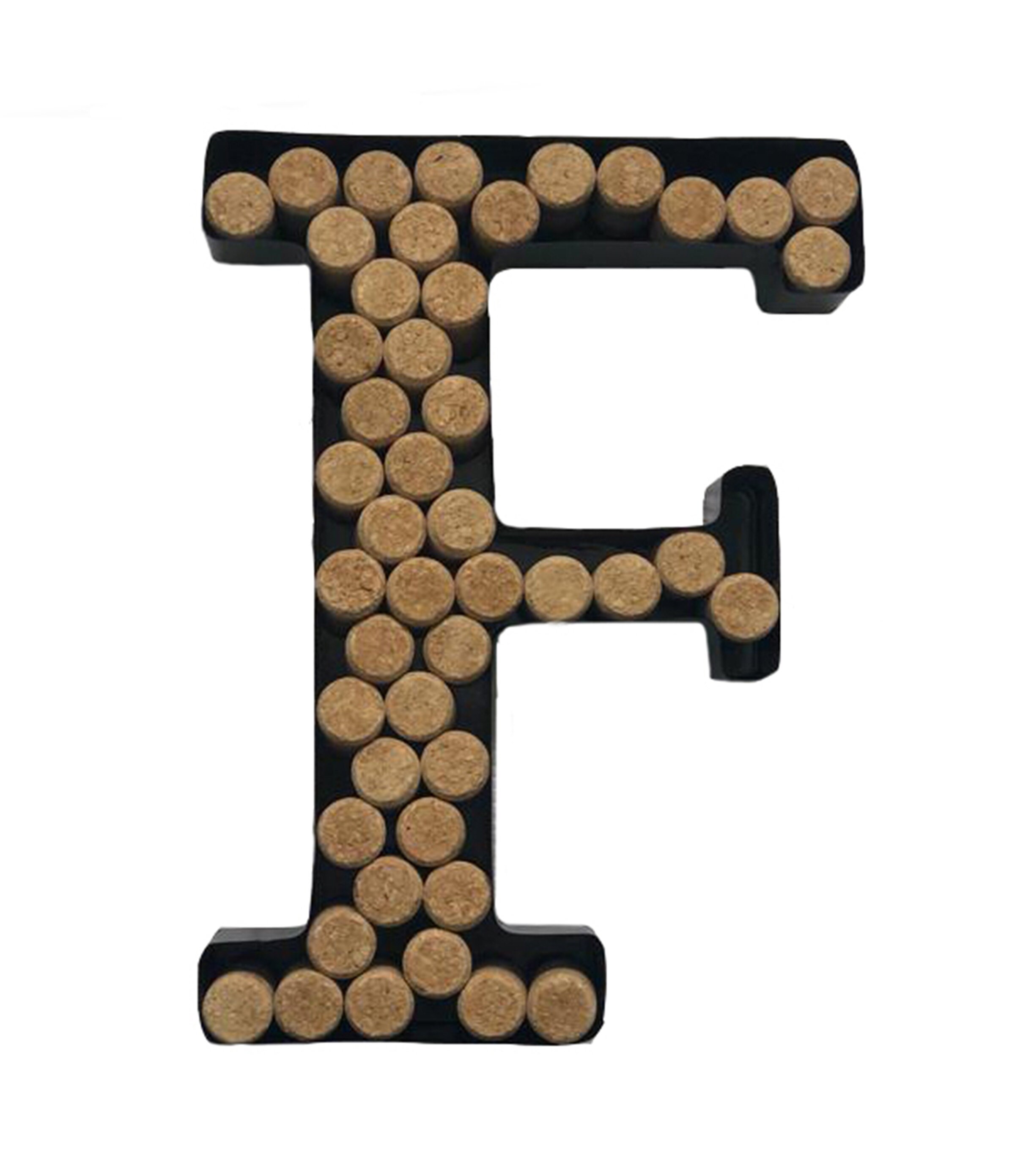 Wine Cork Holder AZ letter F Decorative Wine Etsy