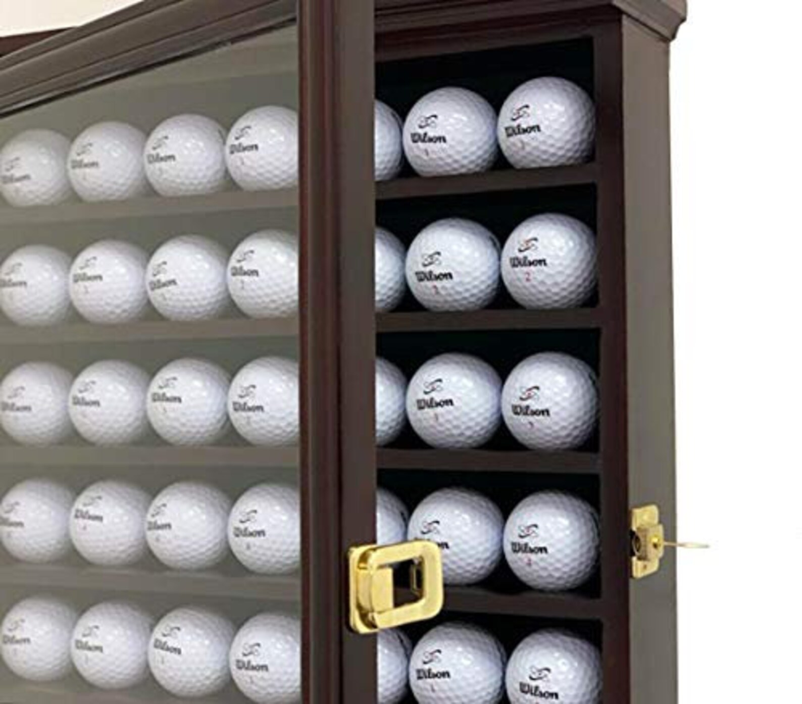 Golf Ball Display Case Wall Rack Holder UV Protection Etsy