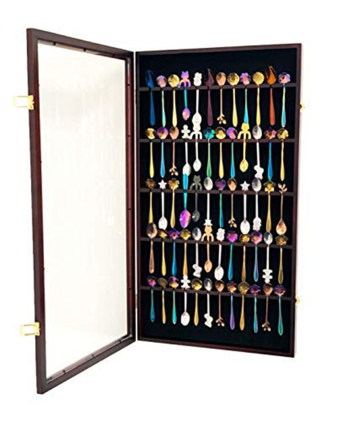 60 Spoon Rack Display Case Holder Wall UV Protection Etsy