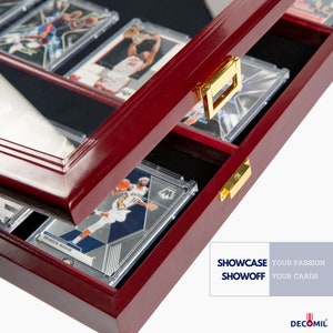 Graded Sports Card Display Case, Baseball Card Display, Football Card Display, Basketball Card Display, Display Cabinet, Collection Lovers image 6