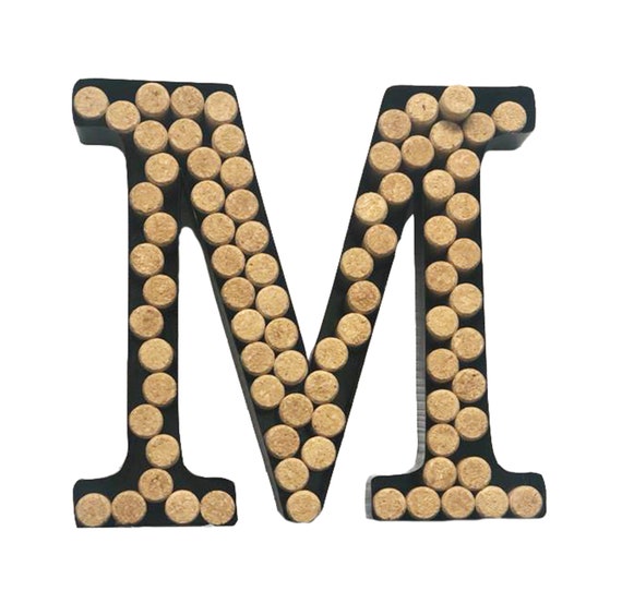 W | Decorative Wine Letters Cork Holder | Wall Art Cork Holder Decor W A-Z Letter W Decomil Wine Cork Holder W | Decorative Wine Letters Cork Holder | Wall Art Cork Holder Decor W A-Z Letter W Decomil Wine Cork Holder