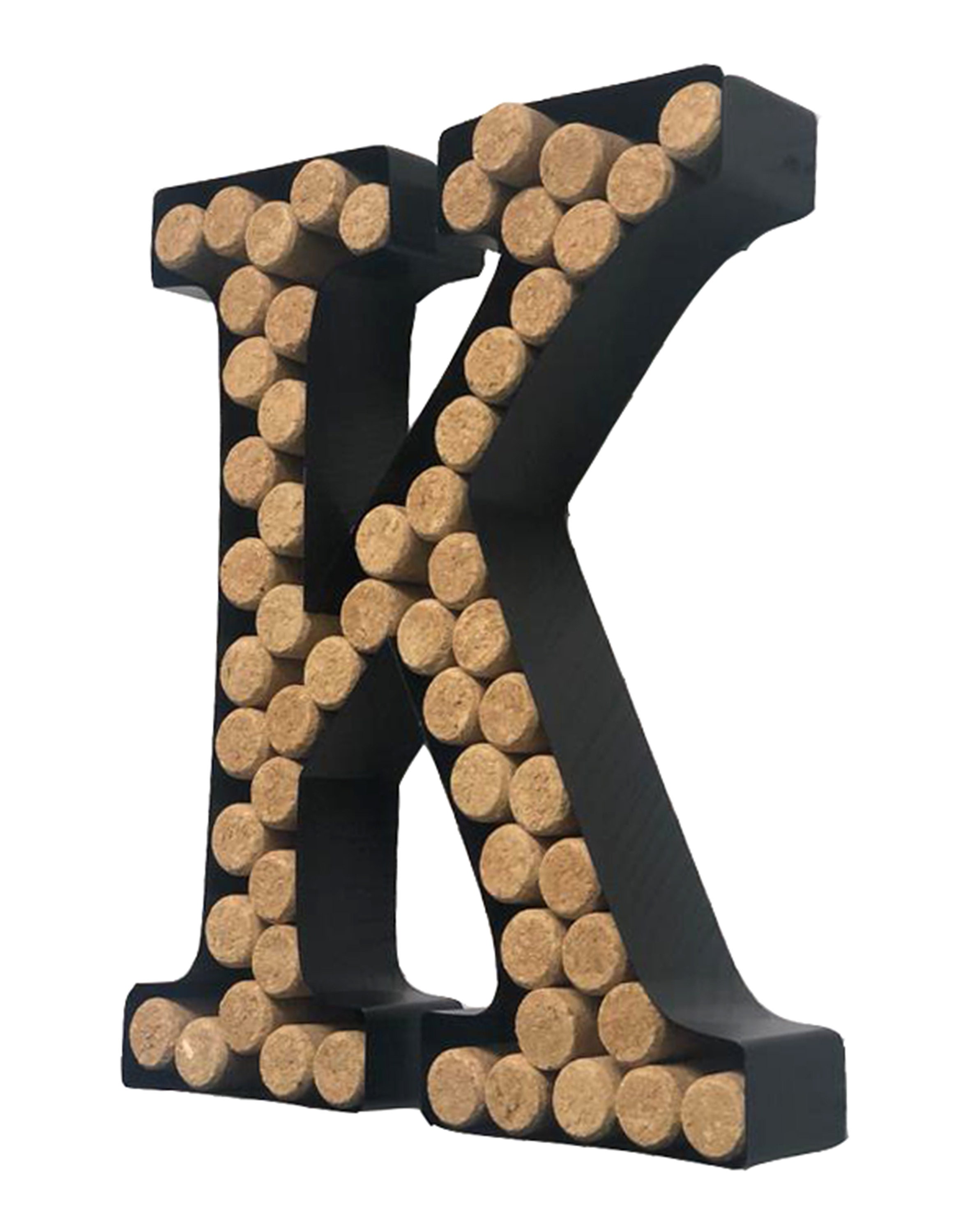 Wine Cork Holder AZ Letter K Decorative Wine Etsy