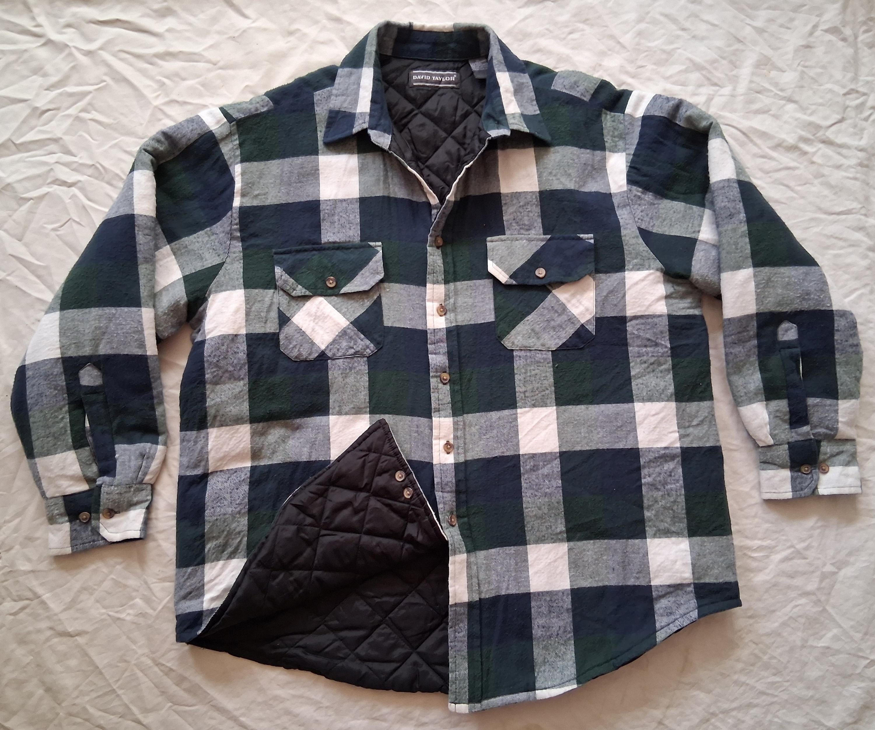 David Taylor Vintage Flannel Shirt - Etsy