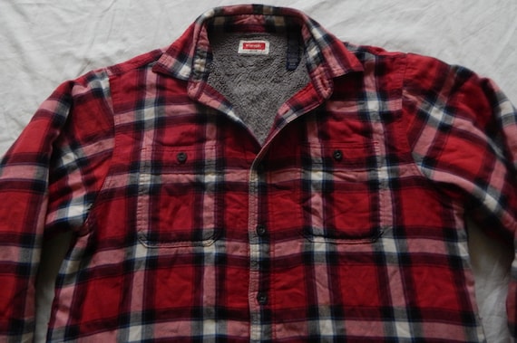 Mens insulated cheap flannel jacket