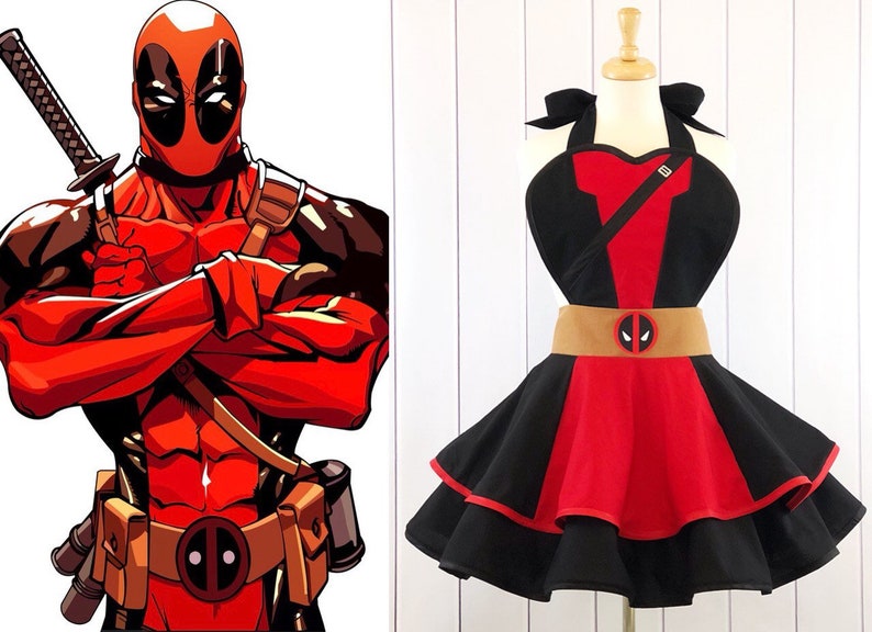 Deadpool Inspired Apron