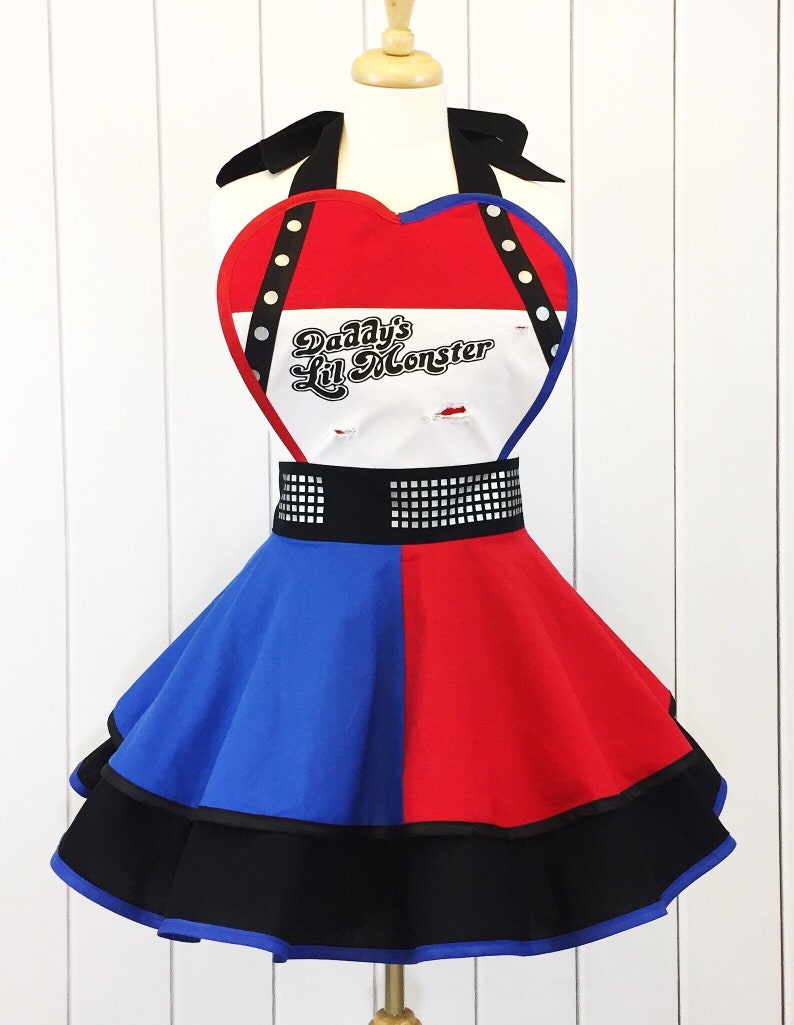 Harley Quinn Inspired Apron