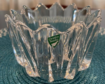 Vintage Orrefors Swedish Bowl