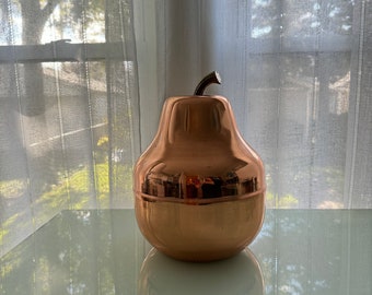 Vintage Raymor/Raymor Style Copper Pear Ice Bucket IOB