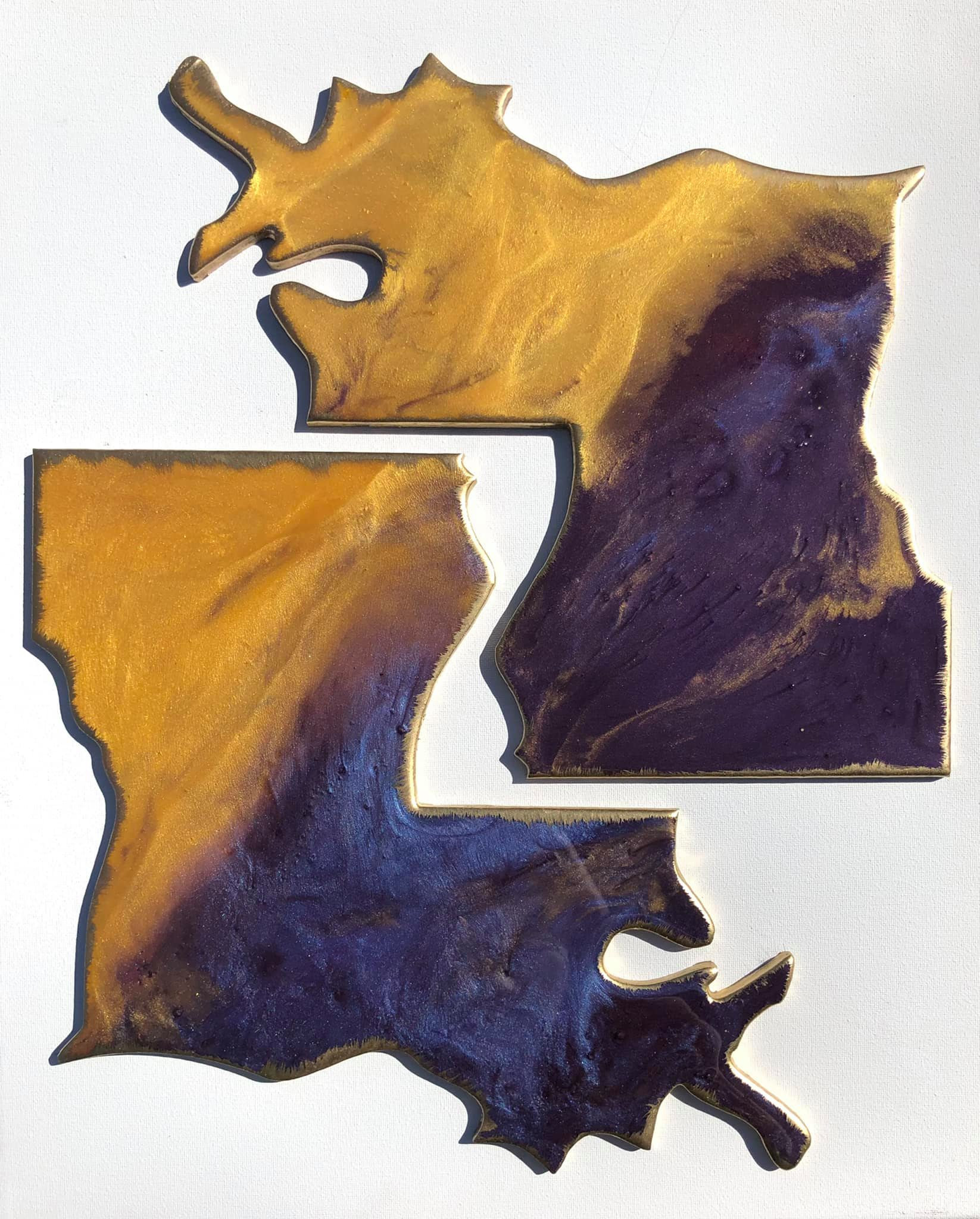 LSU Louisiana Wood sign