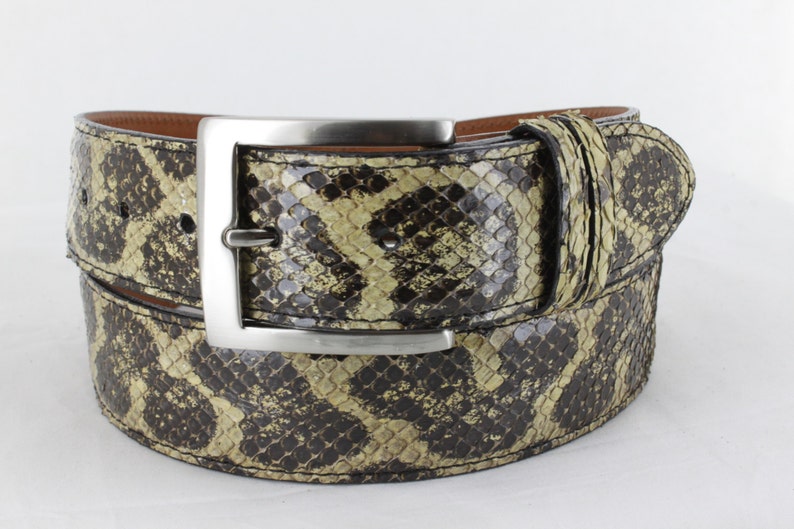 Authentic GENUINE Handmade Anaconda Belt | Etsy