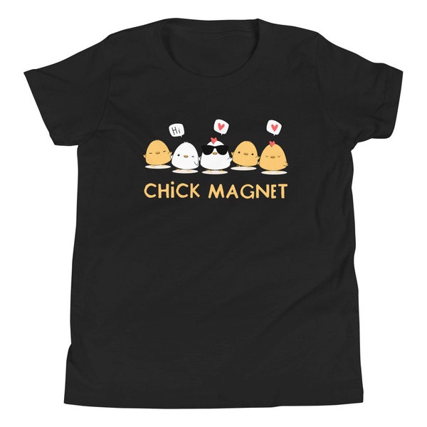 Chick Magnet T-Shirt Occhiali da sole divertenti, camicia di Pasqua giovanile, detto divertente