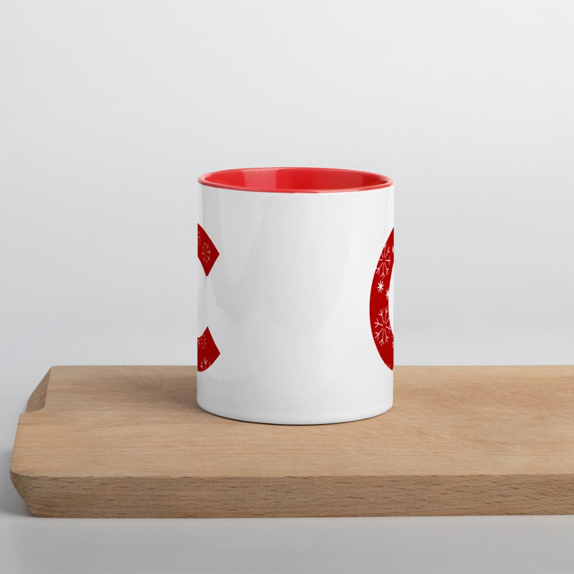 Erstes C Becher mit rotem Akzent Urlaub | Etsy