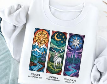 Velaris Terrasen Lunathion Glasmalerei Lesezeichen PNG | Fantasy-Buch inspiriert Download | Stadt des Sternenlichts, zu was auch immer Ende, beleuchte es Kunst