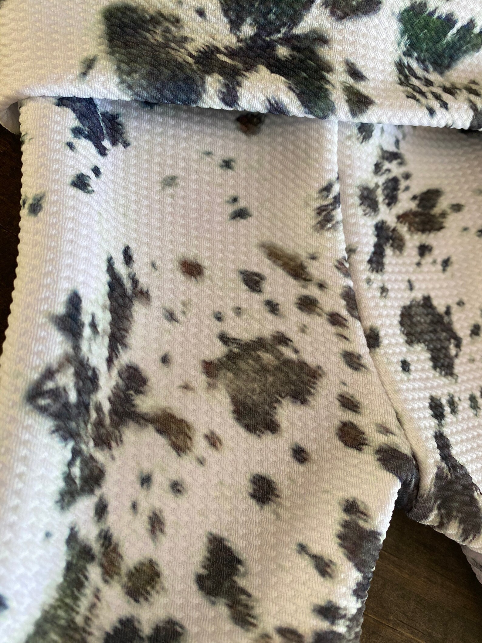 cow print bell bottoms womens