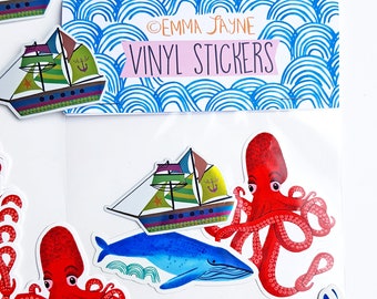 Ocean stickers