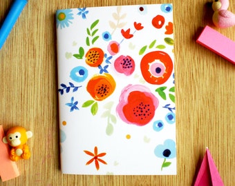 A6 floral notebooks