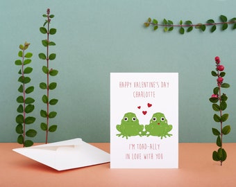 Frog Pun Card Etsy Uk