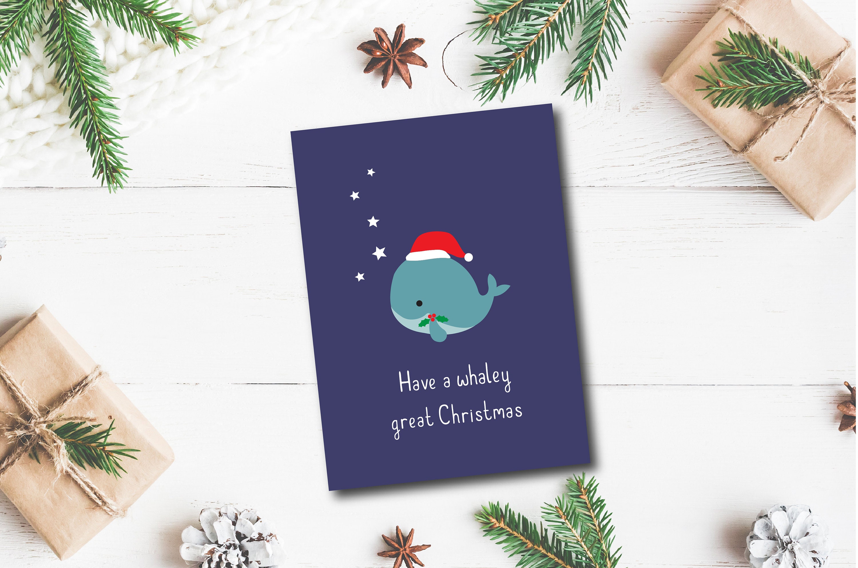 Christmas Card Pack Funny Christmas Card Set X6 Funny Pun Etsy UK