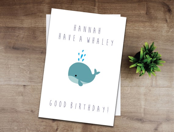 Funny birthday card pun birthday card pun card funny card have | Etsy