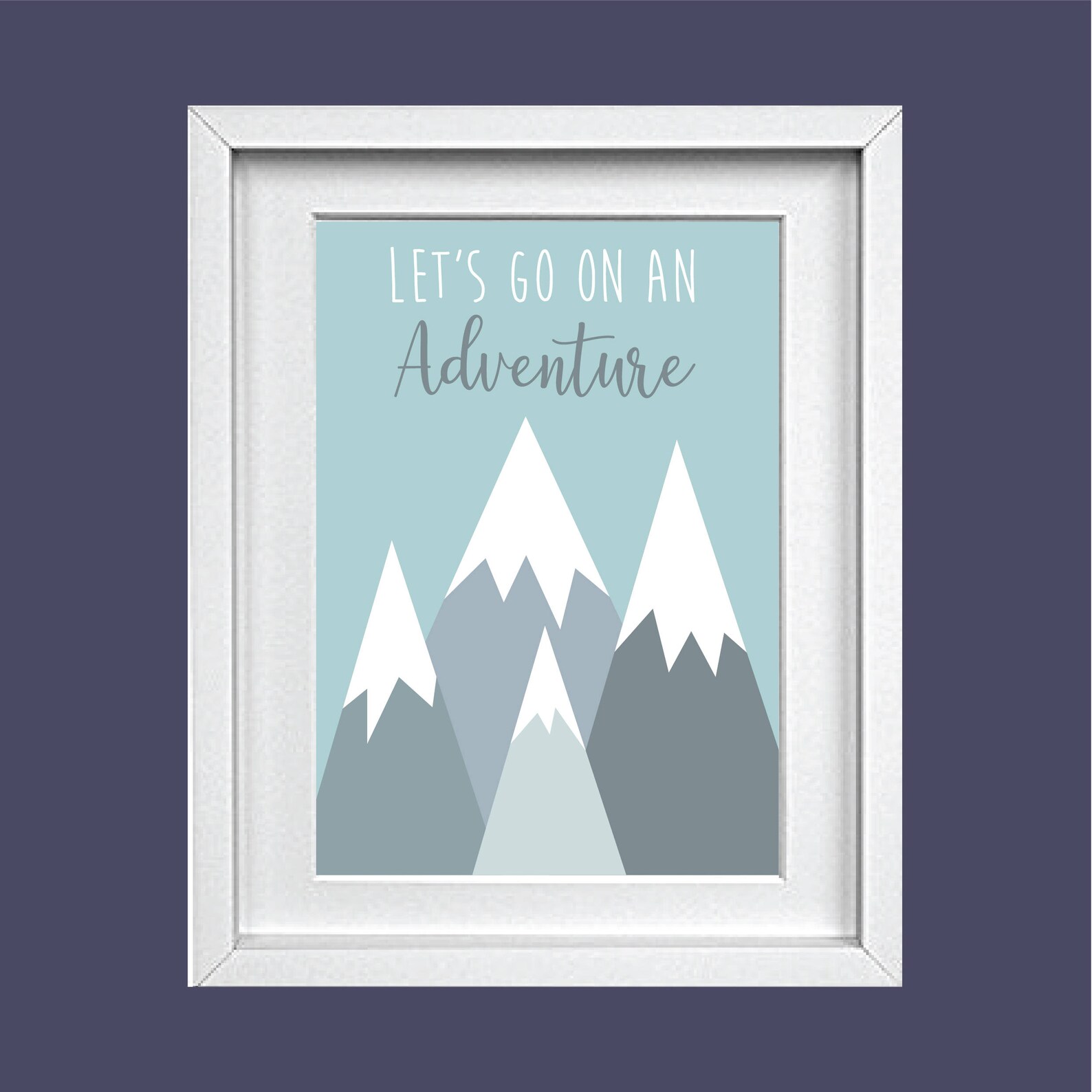 Adventure Mountains Printable PDF nursery children's | Etsy