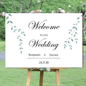 Printable Wedding Welcome Sign Template Wedding Template - Etsy