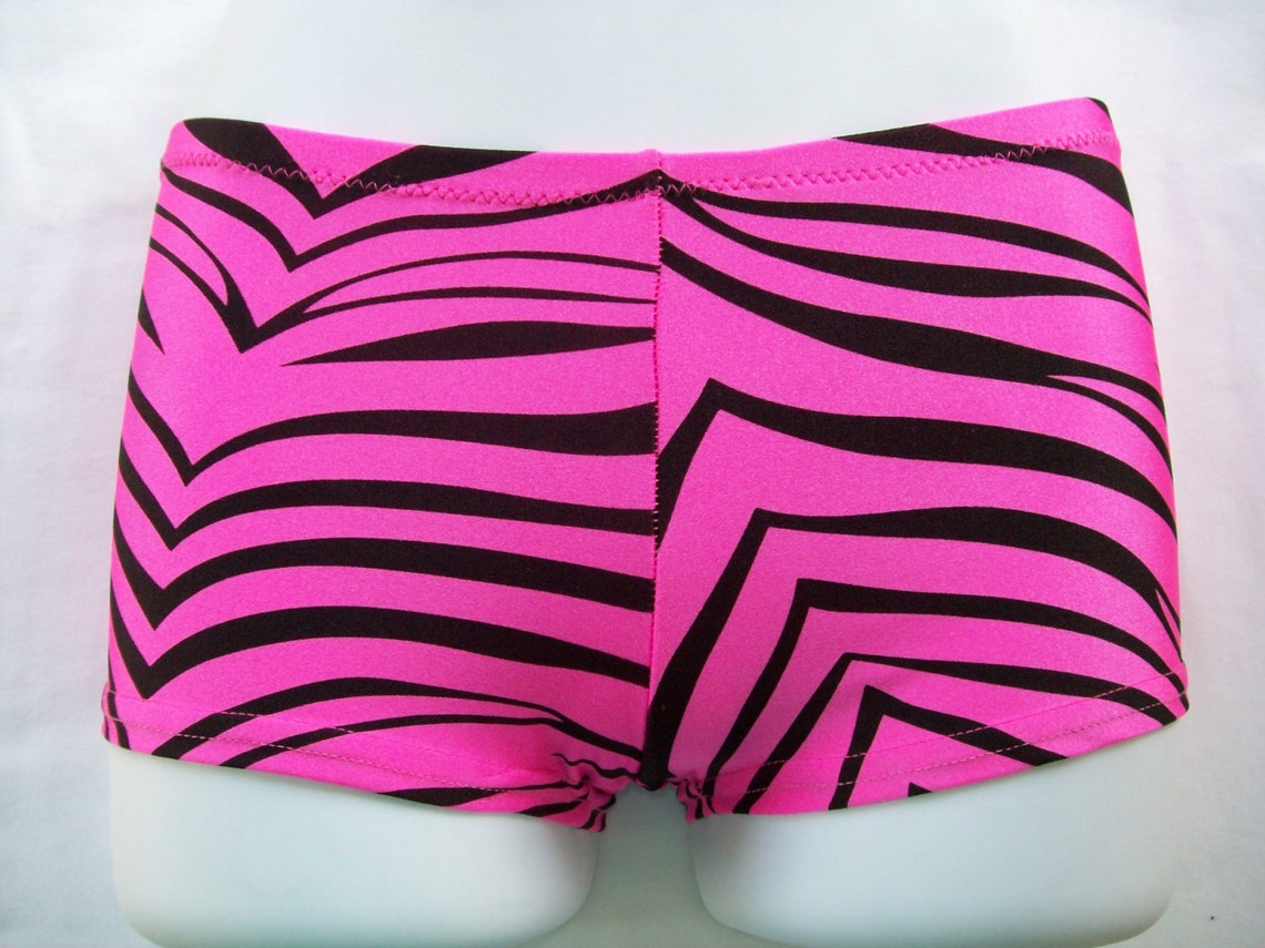9 Colors Zebra Tiger Booty Shorts Hot Boy Shorts Spandex Lycra - Etsy