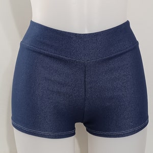 Stretch Denim Booty Shorts
