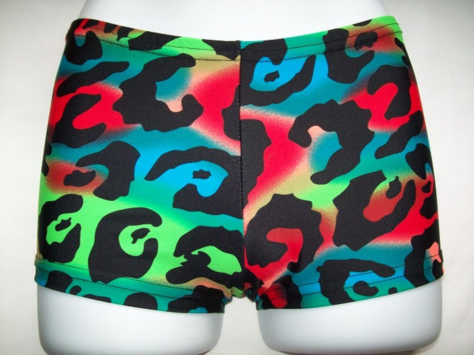 6 Colors Leopard Print Booty Shorts Spandex Lycra Stretchy | Etsy