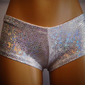 20 Colors Booty Shorts Shiny Avatar Holgram Low Rise Cheeky Cut Regular and Plus Sizes Available