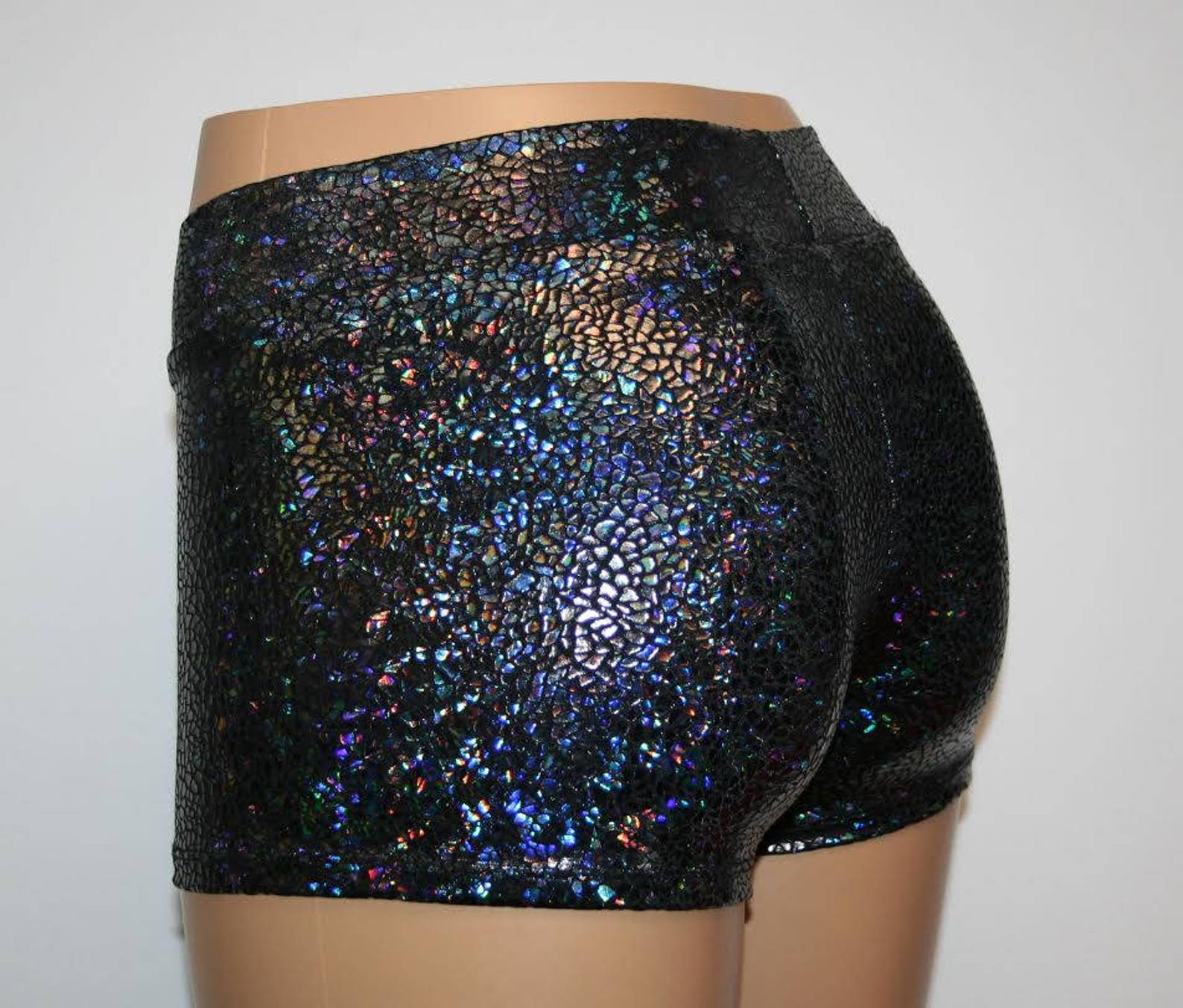 20 Colors Avatar Booty Shorts Hologram Stretch Sparkle Booty - Etsy
