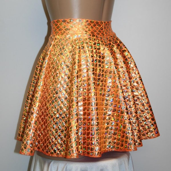 Custom Inked Top Skirt with SLIT - Hologram main image 1