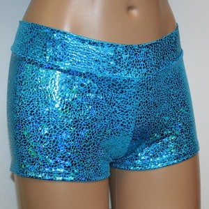 20 Colors Avatar Booty Shorts Hologram Stretch Sparkle Booty Shorts ...