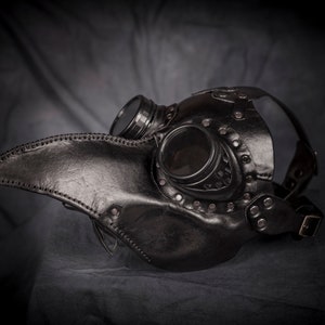 Dr Crow Plague Doctor Steampunk mask image 4