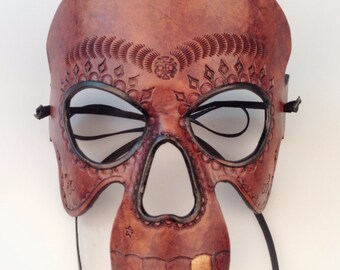 Dark Calavera Sugar Skull mask