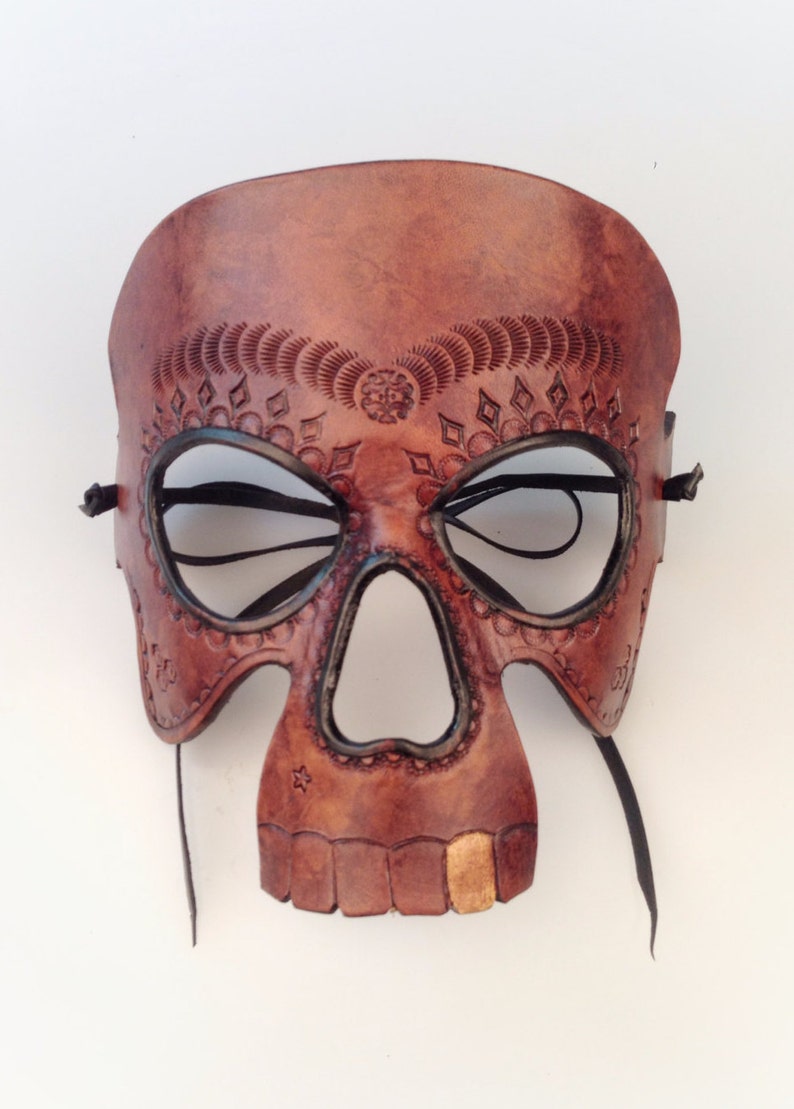 Dark Calavera Sugar Skull mask image 1