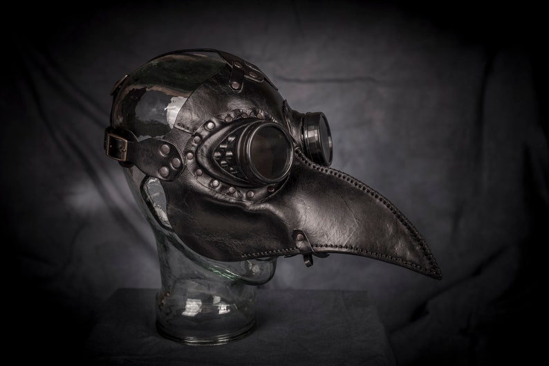 Dr Crow Plague Doctor Steampunk mask image 1