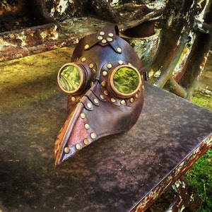 Doc Copper Plague Doctor Steampunk mask image 2