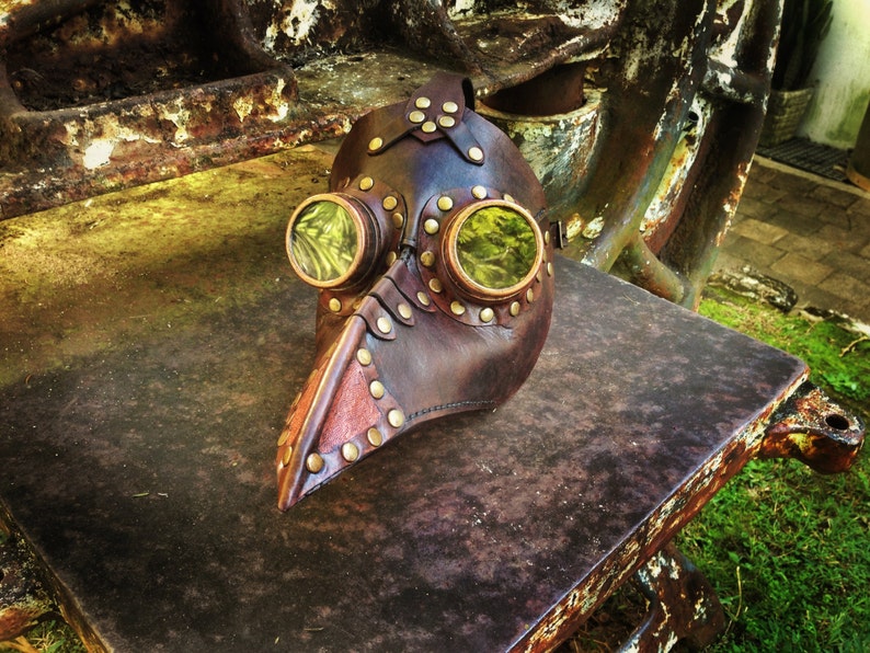 Doc Copper Plague Doctor Steampunk mask image 2