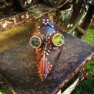 Doc Copper Plague Doctor Steampunk mask image 4