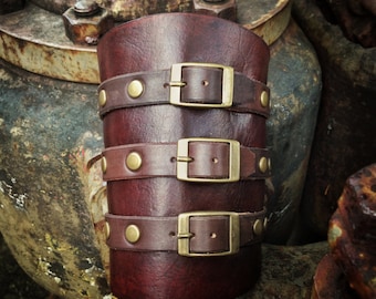 Buckle Up Steampunk bracer