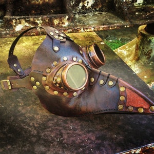 Doc Copper Plague Doctor Steampunk mask image 1