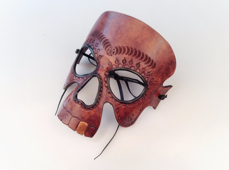 Dark Calavera Sugar Skull mask image 2
