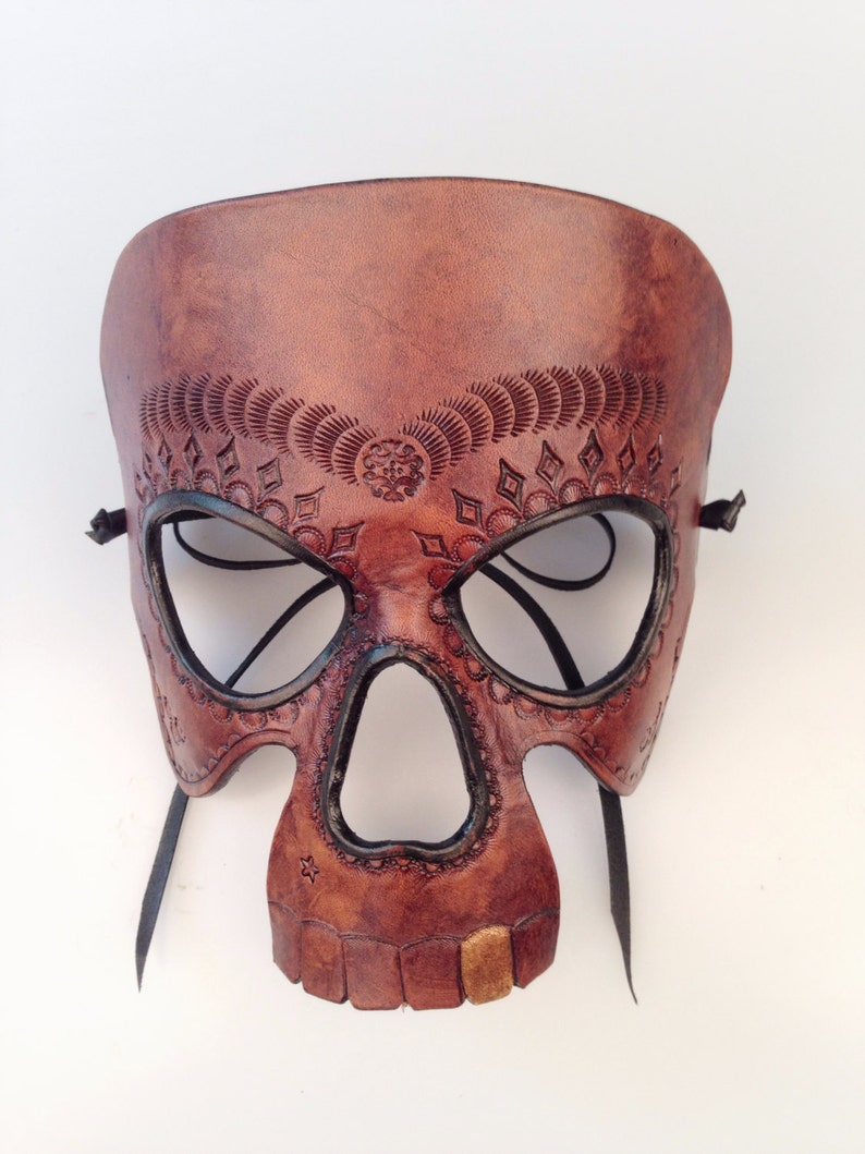 Dark Calavera Sugar Skull mask image 4