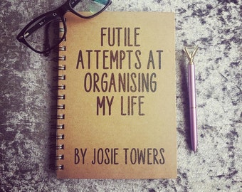 NEW DESIGN Making Lists Funny Adult Notebook Journal . | Etsy UK