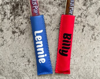 Personalised Ice Pop Freezepop Holder Sleeve. Neoprene.