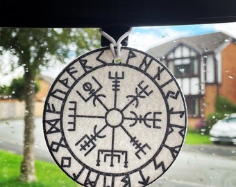 Nordic Viking Compass Billuftfräschare Island Icelandic