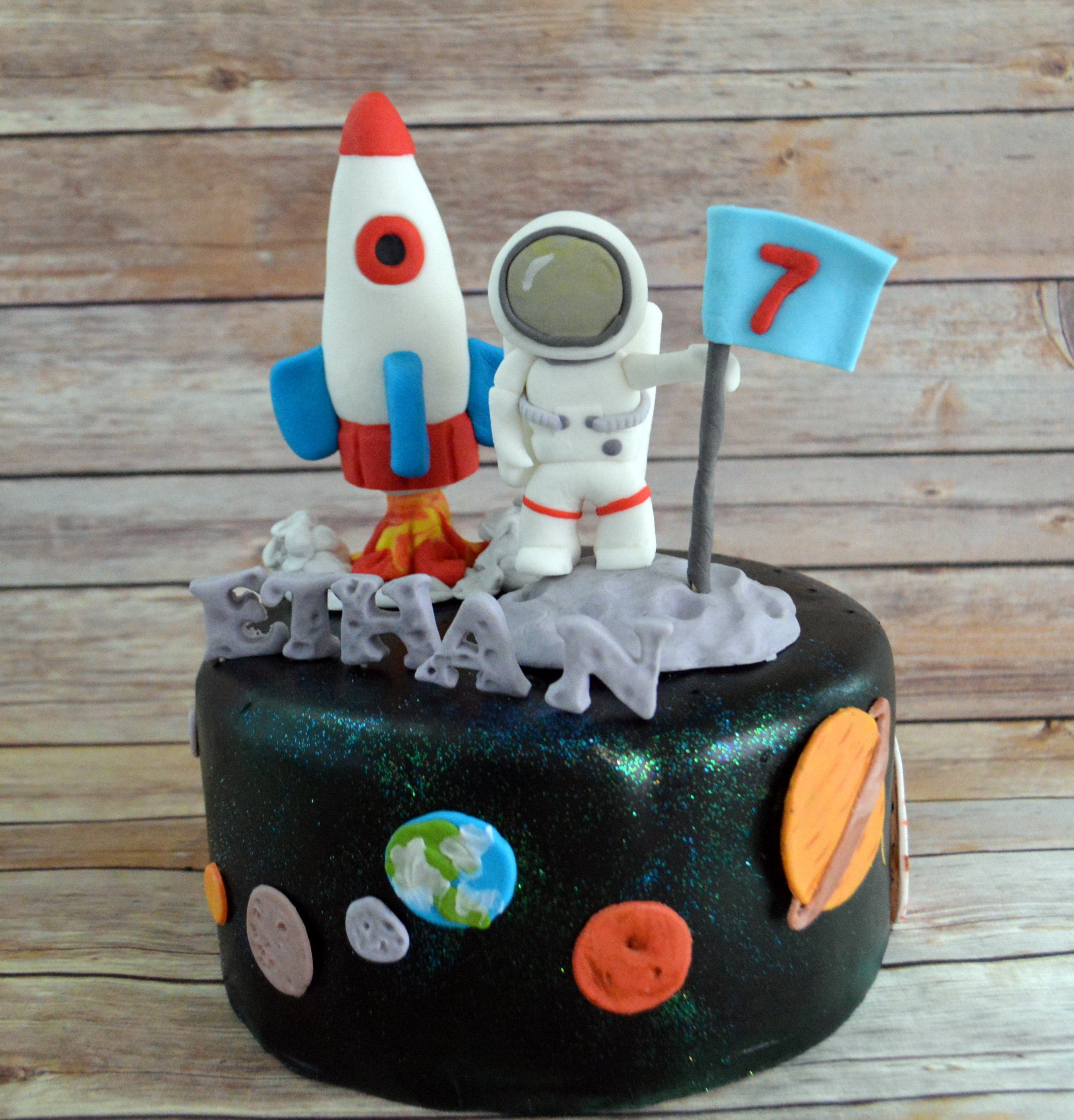Astronaut Rocket ship space Theme Cake Decorating Kit 100 Etsy