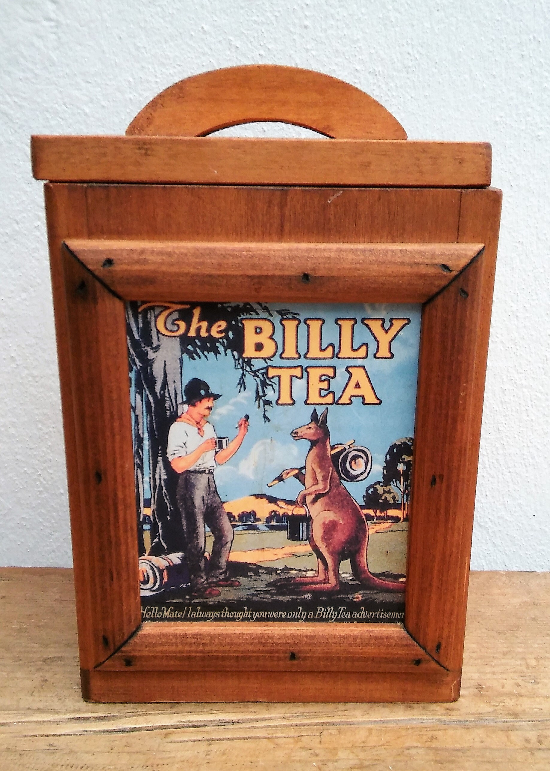 REDUCED Rare Vintage Australian Billy Tea Caddy Mid Century Etsy