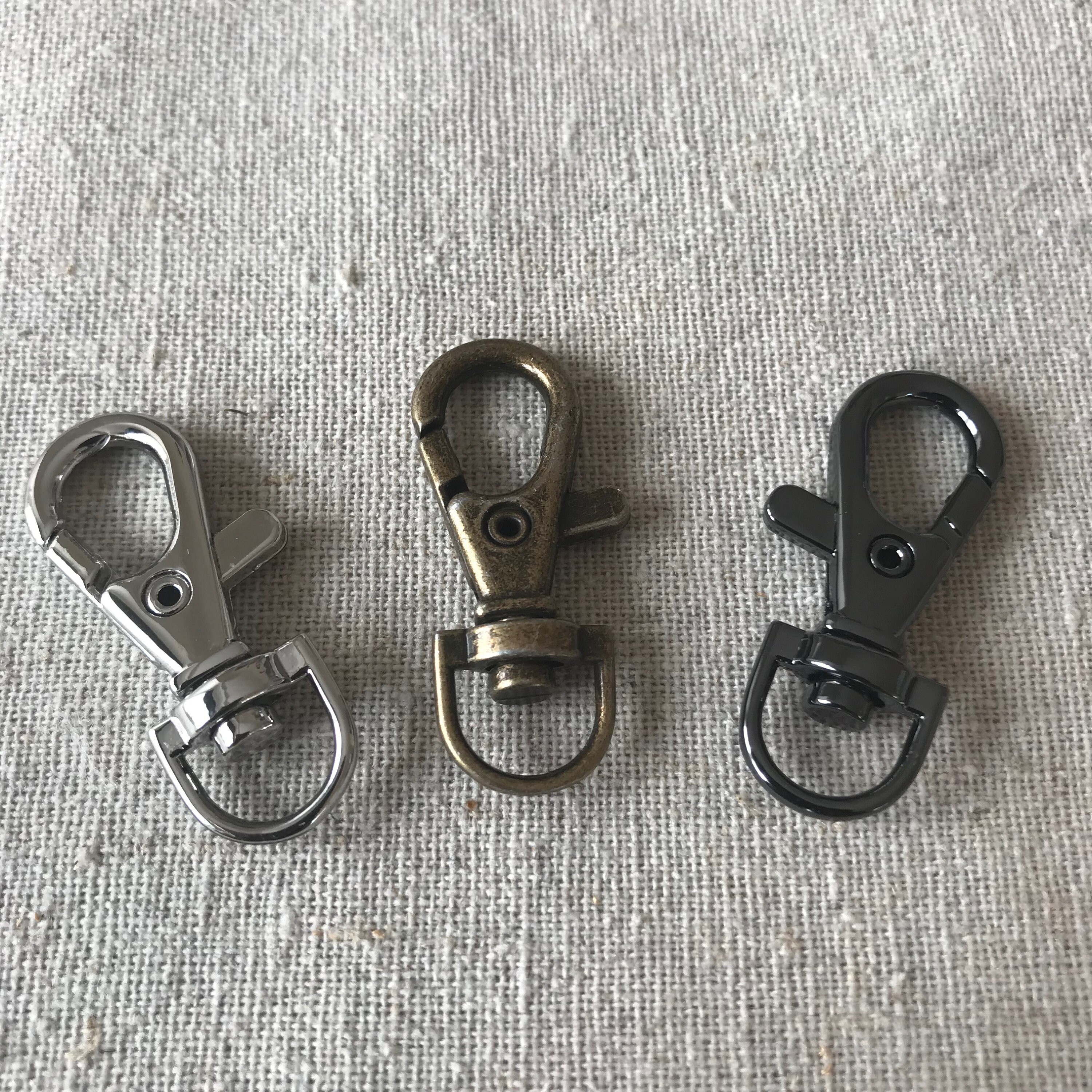 1cm 3/8 Small Swivel Snap Hooks/Clasps/Clips in Nickel Etsy
