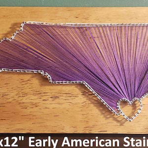 State of North Carolina String Art Sign,  North Carolina, Made to Order